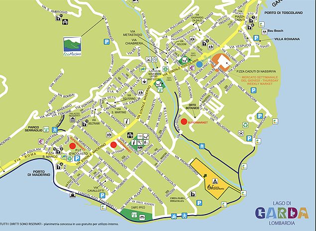 Mappa Camping Promontorio