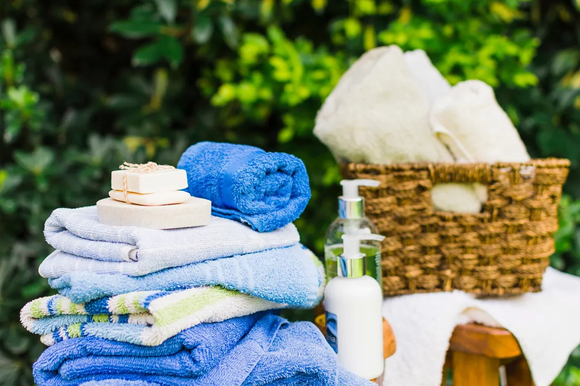 Servizio di lavanderia in campeggio